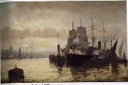 unknow artist Seascape, boats, ships and warships. 122 Germany oil painting reproduction